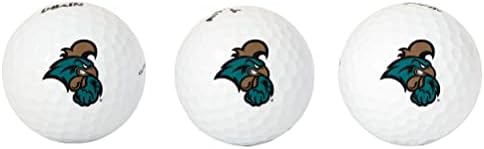 Coastal Carolina Chanticleers Golf Balls, 3 Pack