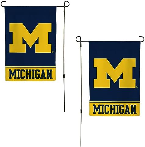 Michigan Wolverines Garden Flag