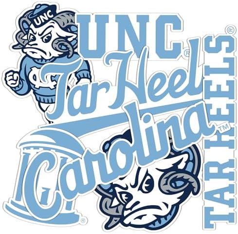 North Carolina Tar Heels Car Decal