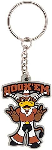Texas Longhorns PVC Keychain