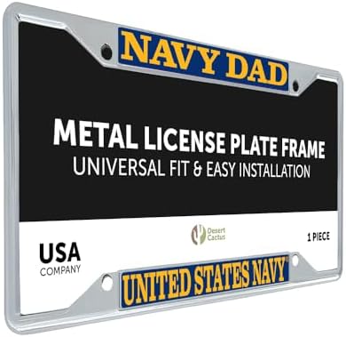 US Navy Dad License Plate Frame